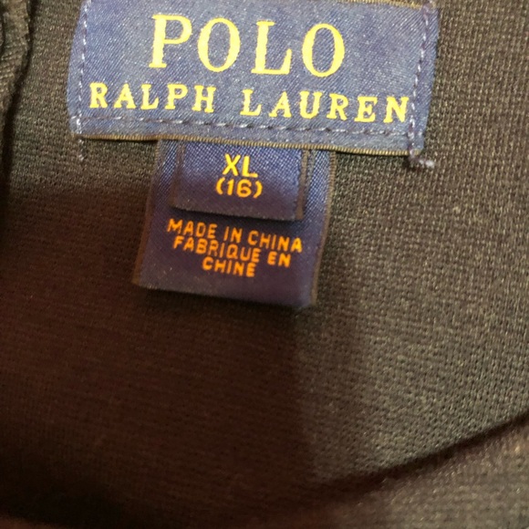 Ralph Lauren Polo Navy Blue Drop Waist Dress sz 16 - Picture 3 of 3